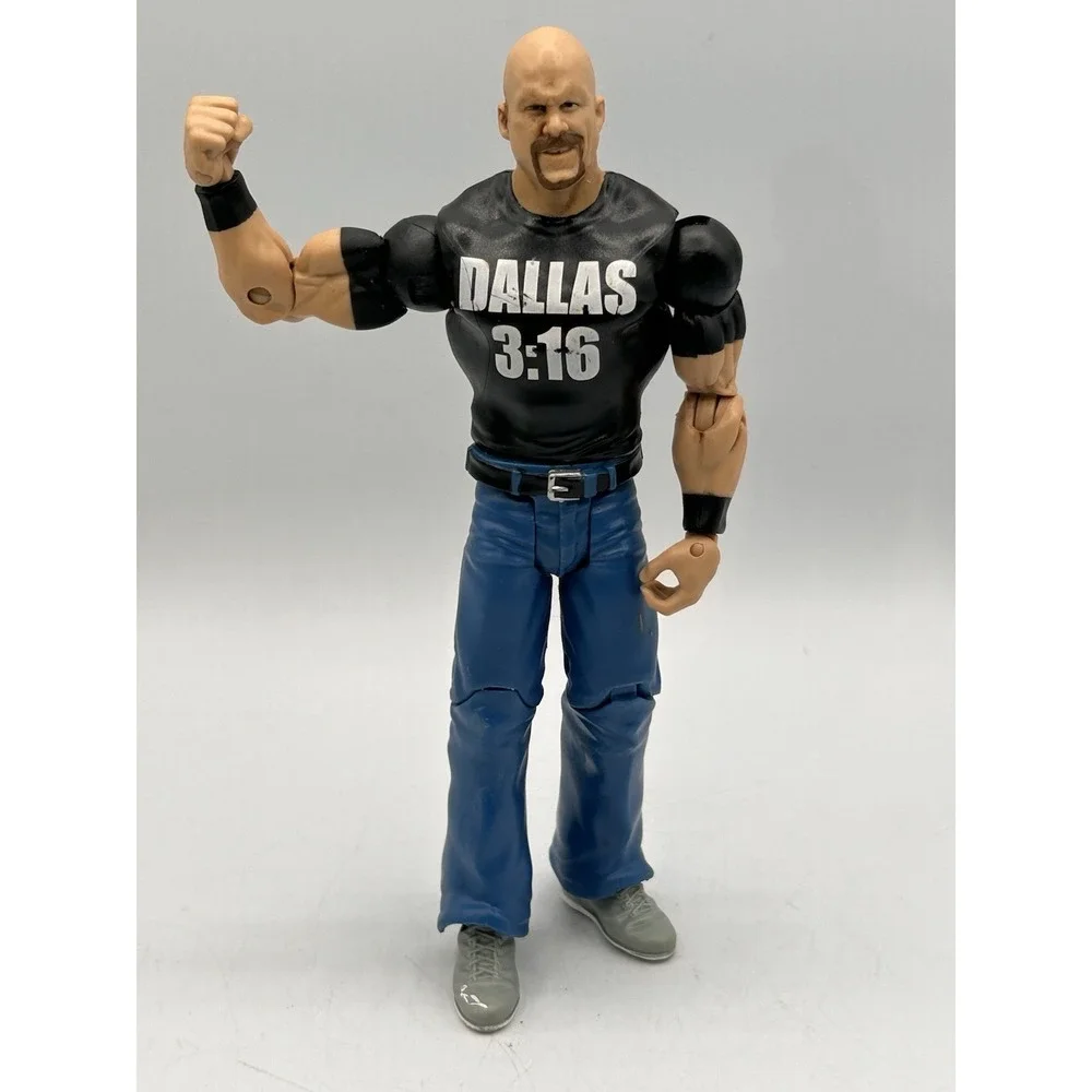 WWE Stone Cold Steve Austin Mattel Basic Action Figure Wrestlemania 33 Dallas